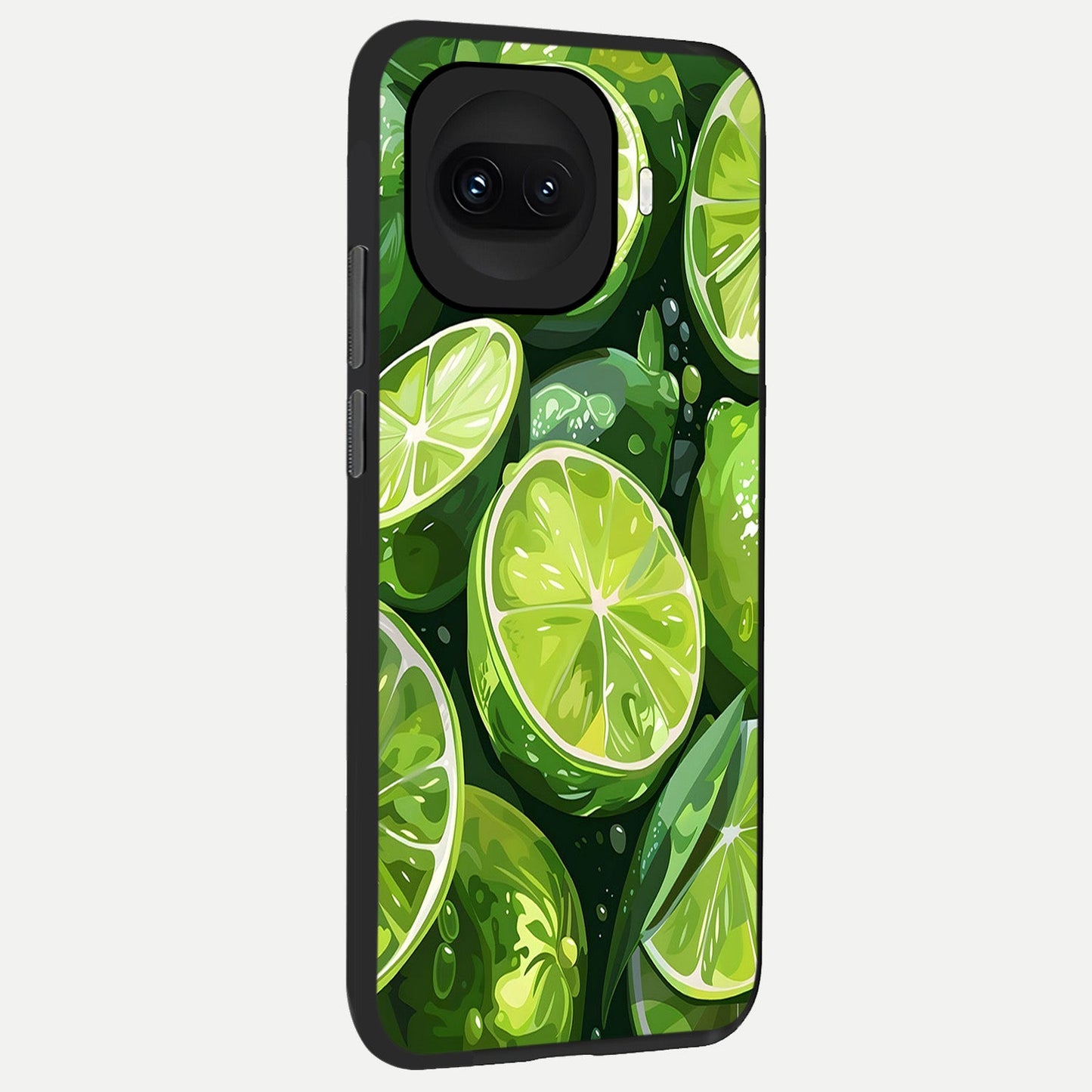  Green Kawasaki back cover for iQOO 15R slim fit glass case with vibrant aesthetic design