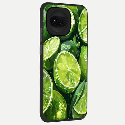  Green Kawasaki back cover for iQOO 15R slim fit glass case with vibrant aesthetic design