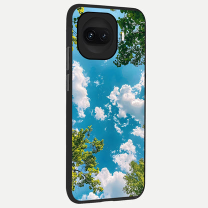  Green Moon Energy back cover for iQOO 15R slim fit glass case with vibrant aesthetic design