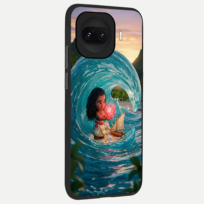  Heart of Ocean back cover for iQOO 15R slim fit glass case with vibrant aesthetic design