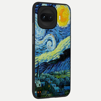  Inspired Van Gogh Art back cover for iQOO 15R slim fit glass case with vibrant aesthetic design