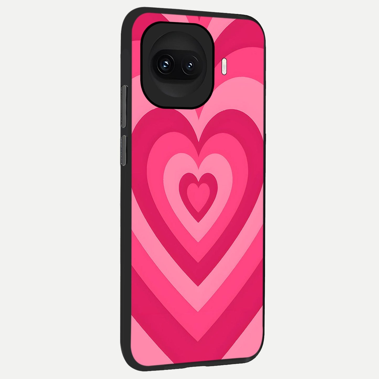  Layered Love Hearts back cover for iQOO 15R slim fit glass case with vibrant aesthetic design