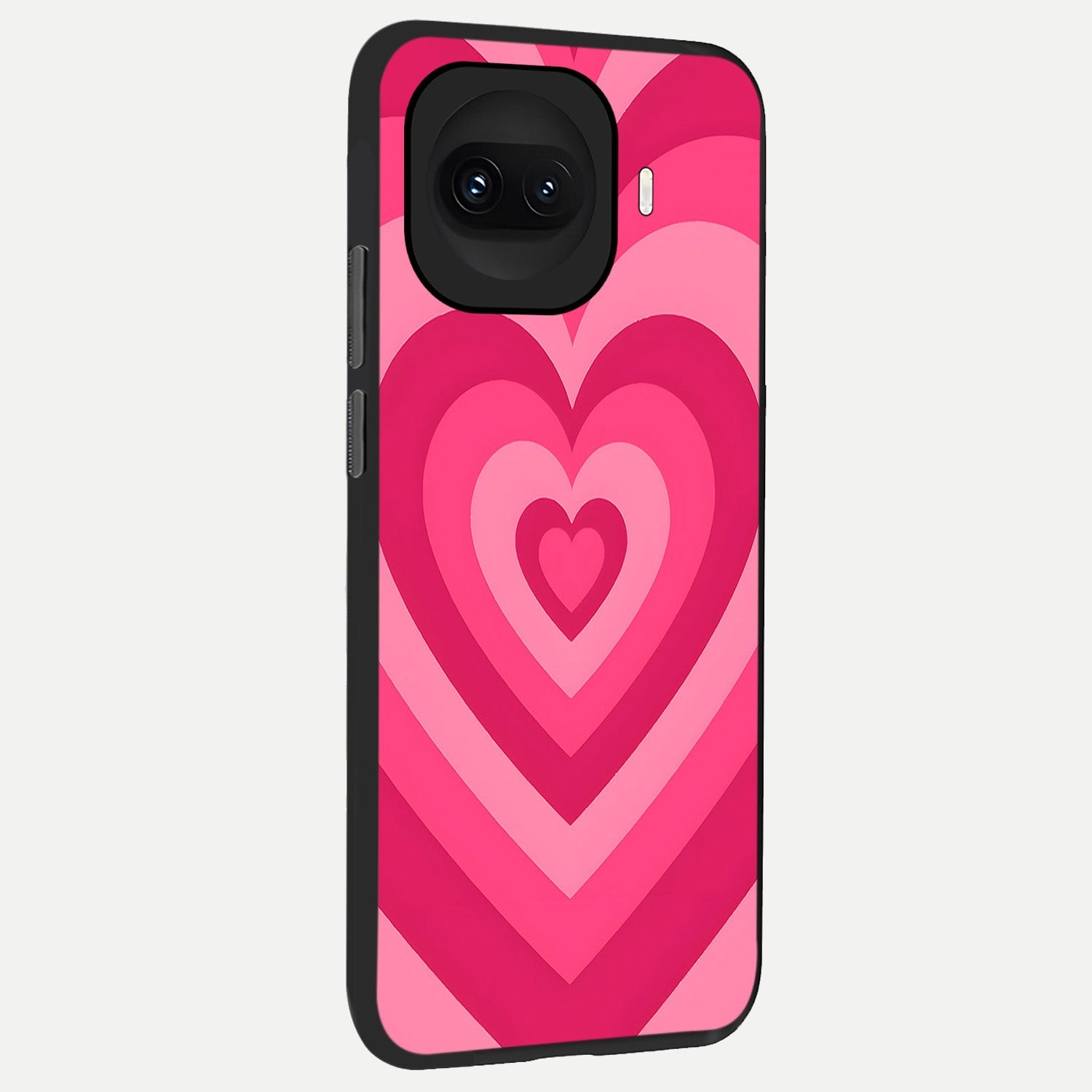  Layered Love Hearts back cover for iQOO 15R slim fit glass case with vibrant aesthetic design