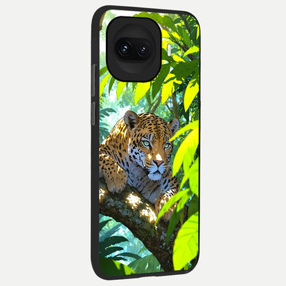  Leopard in Jungle back cover for iQOO 15R slim fit glass case with vibrant aesthetic design