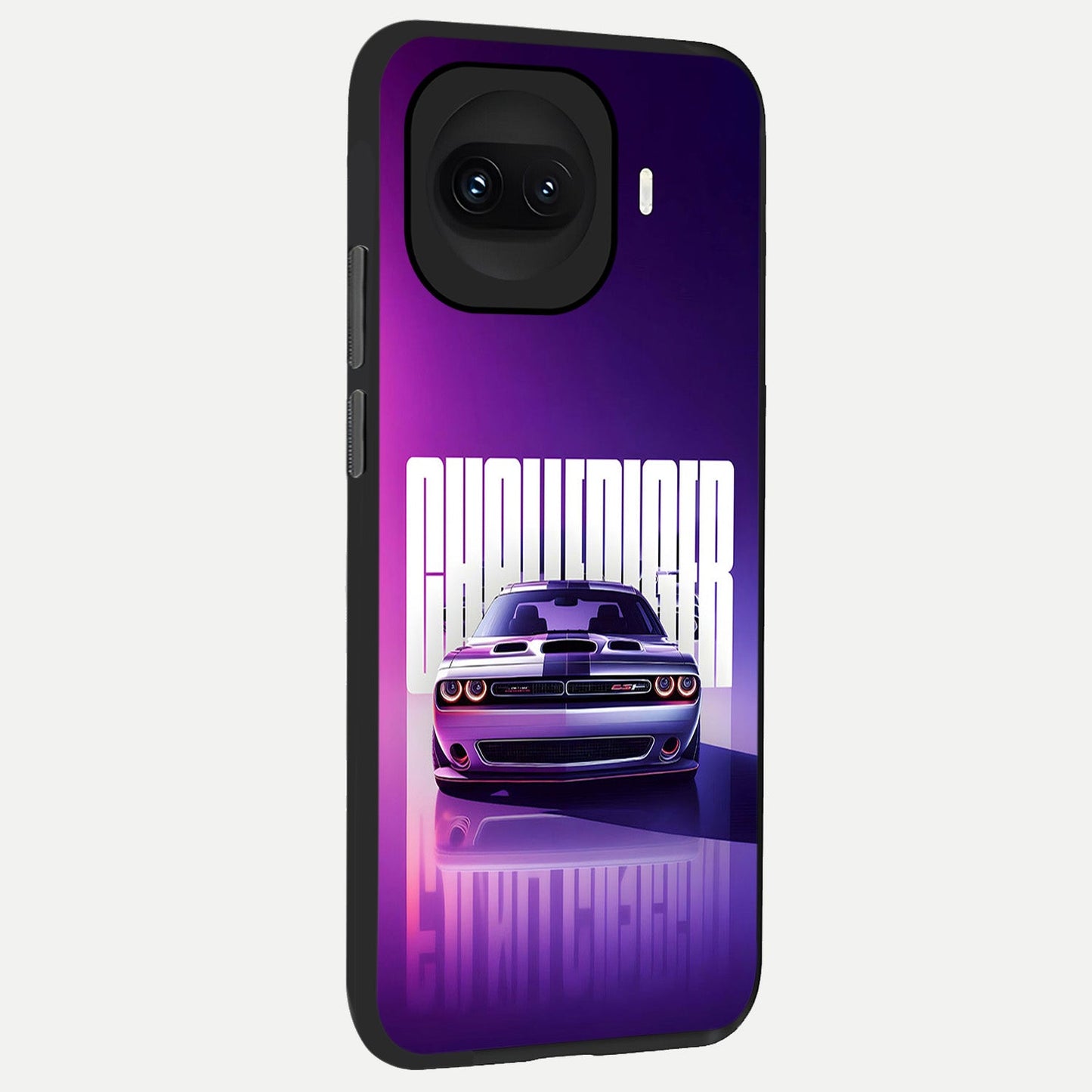  Midnight Muscle Ride back cover for iQOO 15R slim fit glass case with vibrant aesthetic design