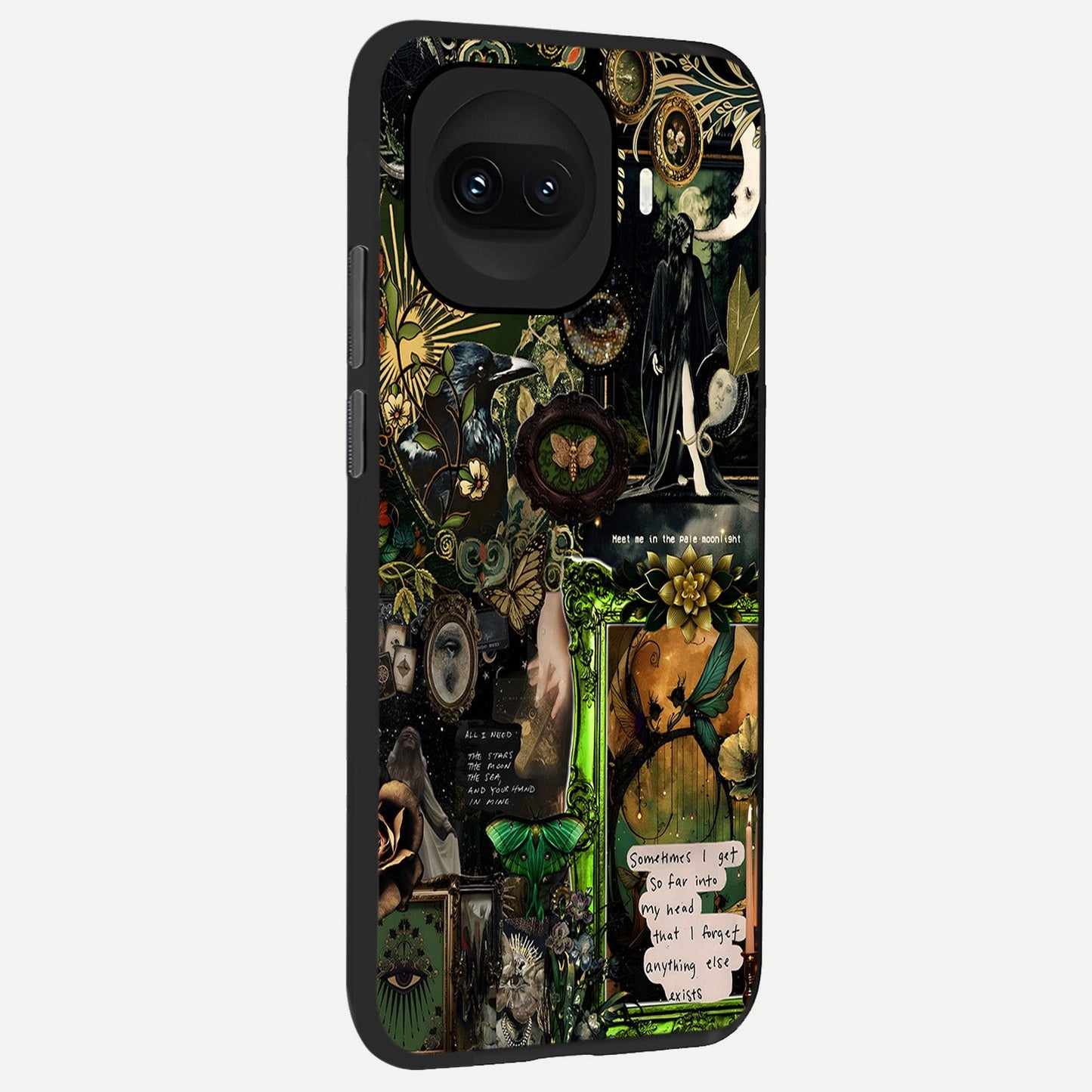  Mystic Woods Secret back cover for iQOO 15R slim fit glass case with vibrant aesthetic design