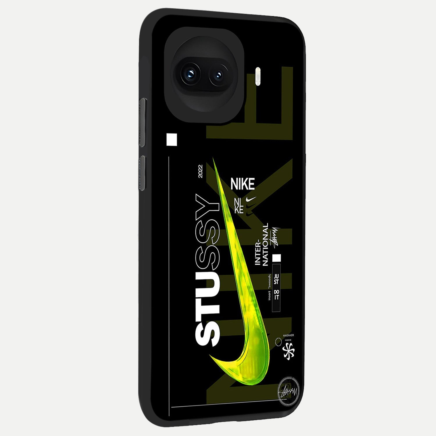  Neon Street Edition back cover for iQOO 15R slim fit glass case with vibrant aesthetic design