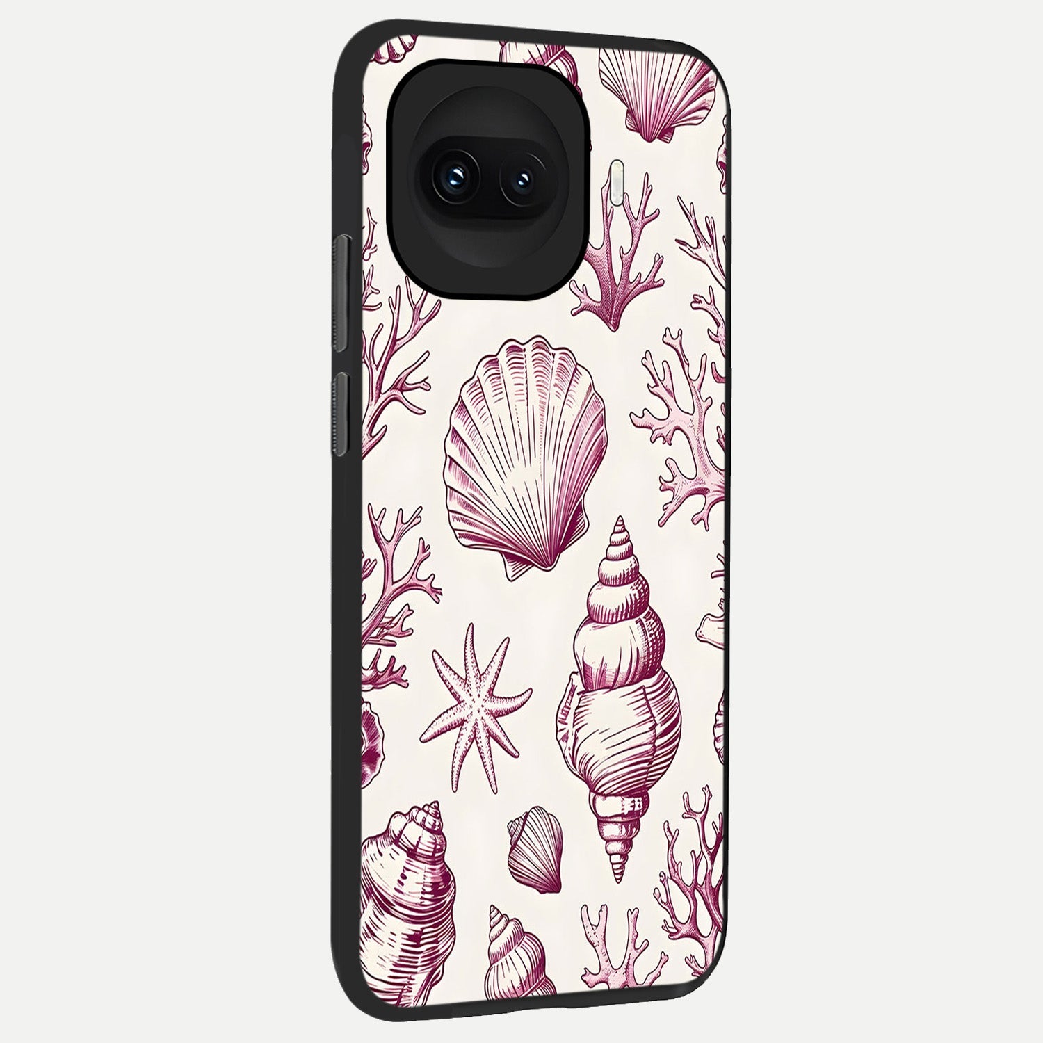  Pink Power Sparks back cover for iQOO 15R slim fit glass case with vibrant aesthetic design