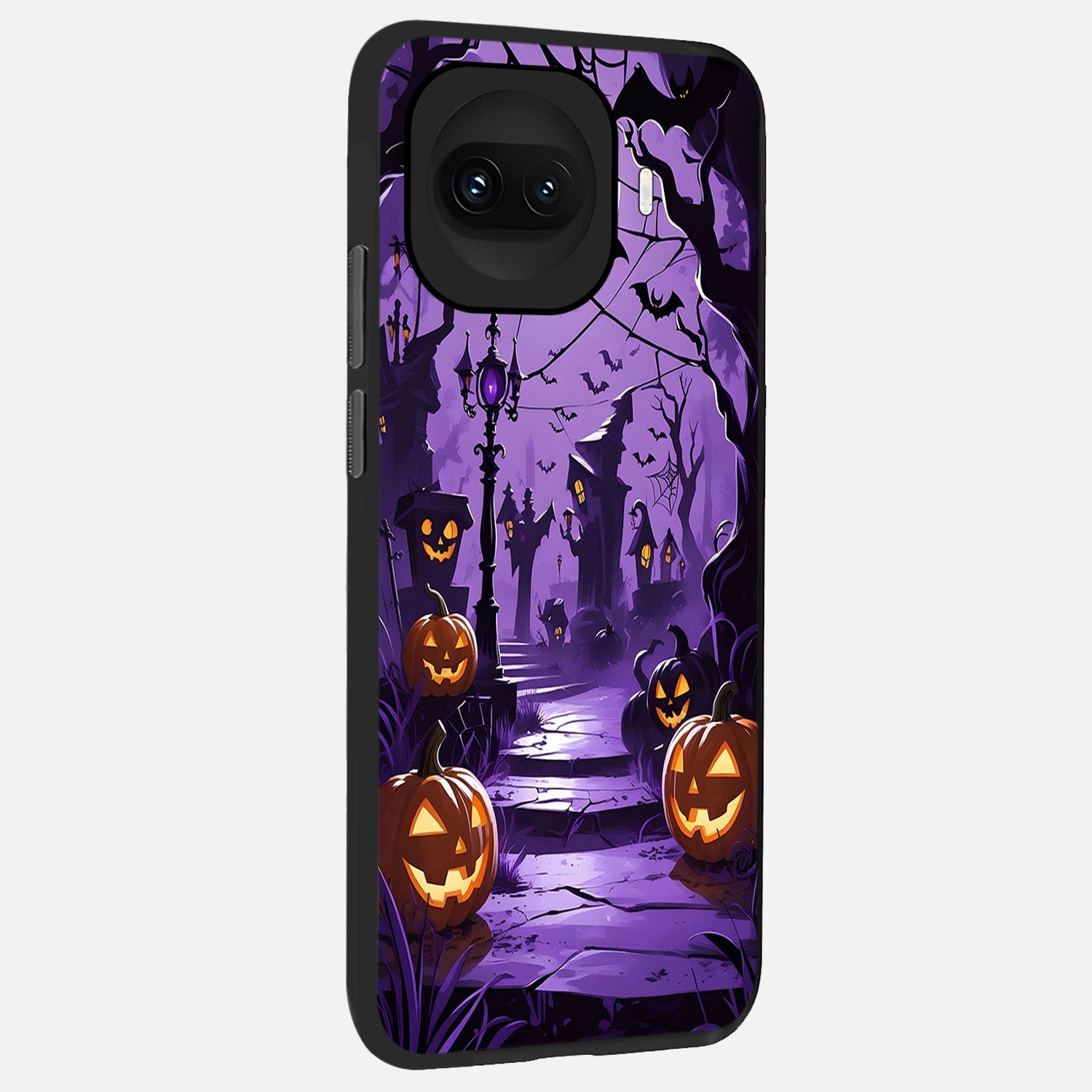  Pumpkin Patch Halloween back cover for iQOO 15R slim fit glass case with vibrant aesthetic design
