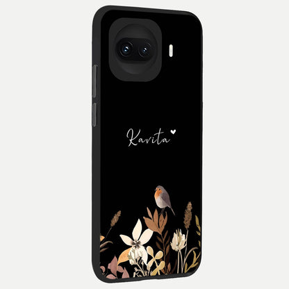  Quiet Garden Tune Custom Name back cover for iQOO 15R slim fit glass case with vibrant aesthetic design