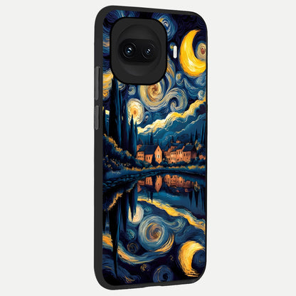  Starry Sky Serenity back cover for iQOO 15R slim fit glass case with vibrant aesthetic design