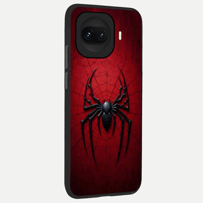  Superhero Web Emblem back cover for iQOO 15R slim fit glass case with vibrant aesthetic design