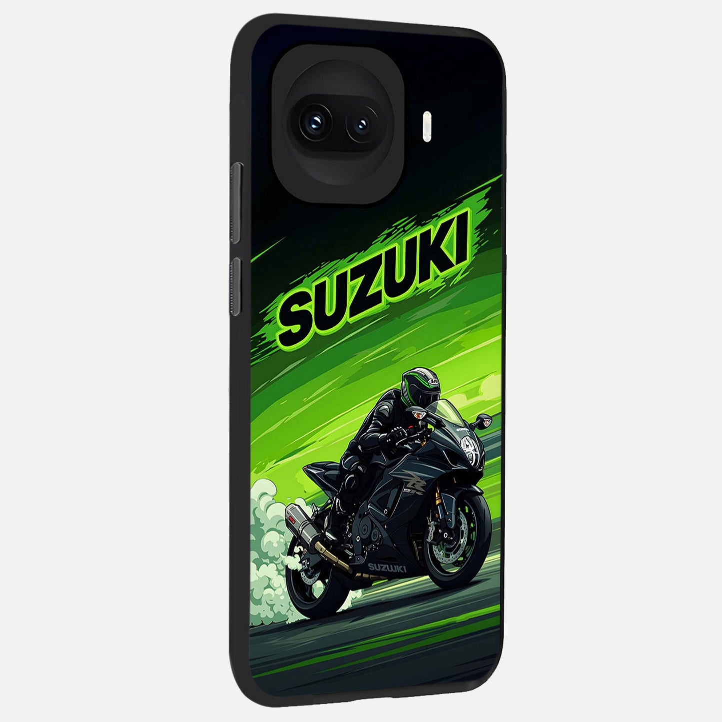  Suzuki Speed Beast back cover for iQOO 15R slim fit glass case with vibrant aesthetic design