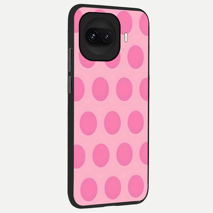  Sweet Dot Dreams back cover for iQOO 15R slim fit glass case with vibrant aesthetic design