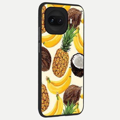  Tropical Fruit Mood back cover for iQOO 15R slim fit glass case with vibrant aesthetic design