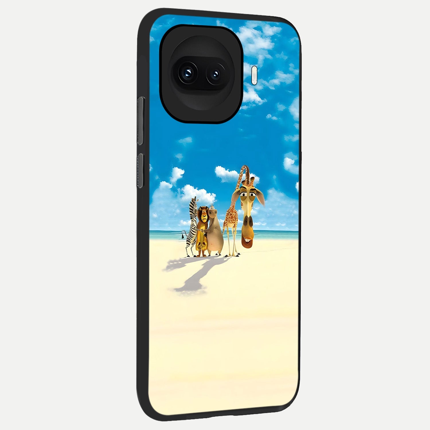  Tropical Fun Squad back cover for iQOO 15R slim fit glass case with vibrant aesthetic design