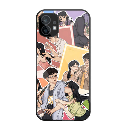 Korean Couples Glass Case For Nothing Phone 1