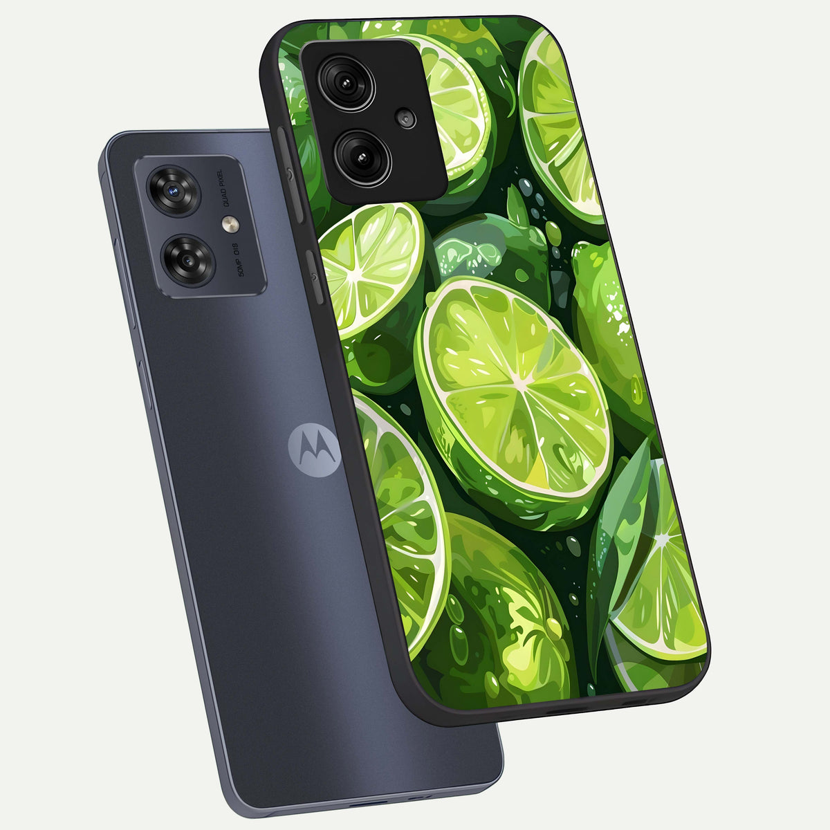  Green Kawasaki phone case For Moto G54 showing premium glass back cover with detailed artwork