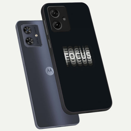  Mono Focus Vision phone case For Moto G54 showing premium glass back cover with detailed artwork