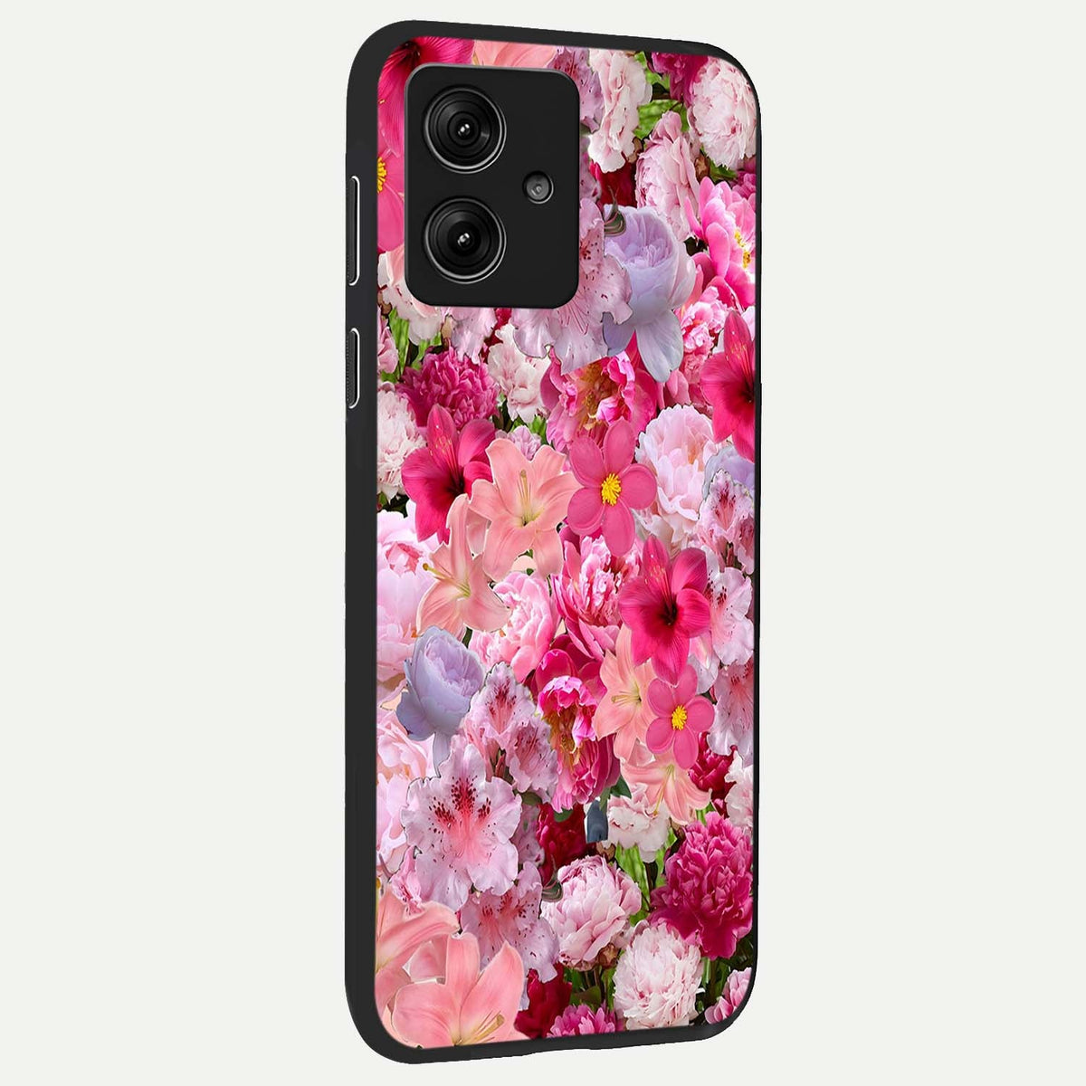  Bloom Crush Fantasy back cover For Moto G54 slim fit glass case with vibrant aesthetic design