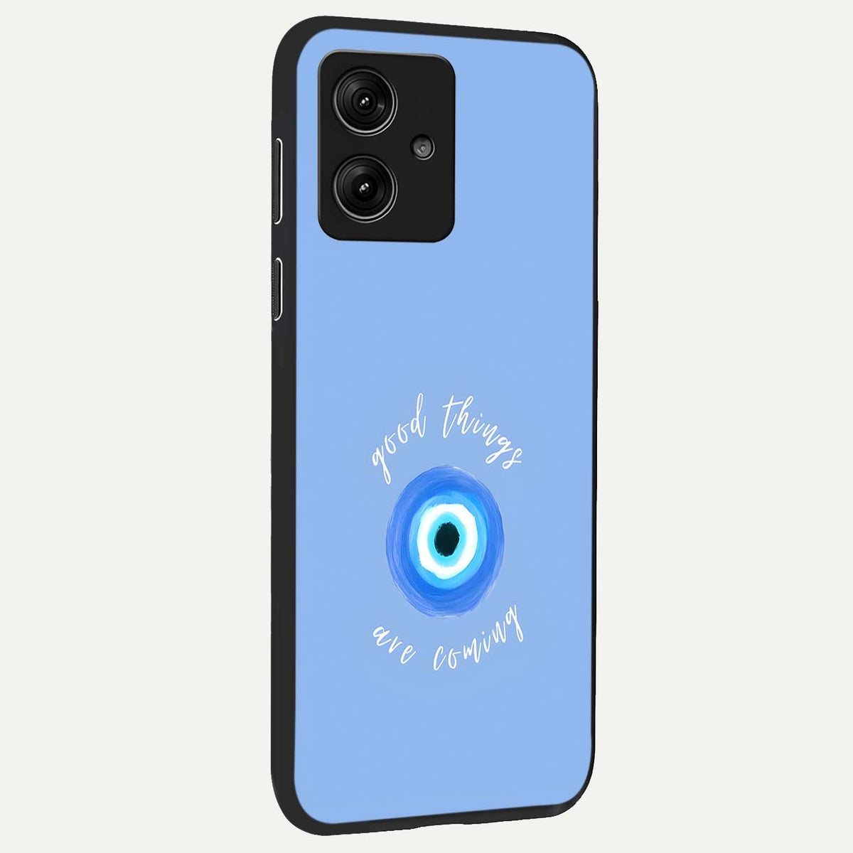  Bright Future Ahead back cover For Moto G54 slim fit glass case with vibrant aesthetic design