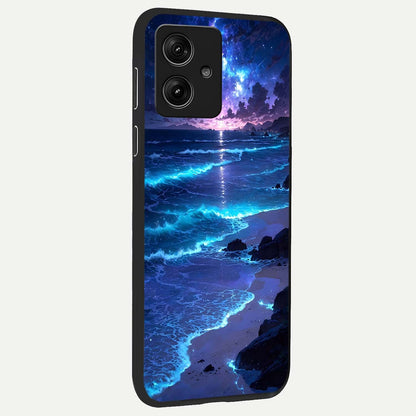  Classic Damn Look back cover For Moto G54 slim fit glass case with vibrant aesthetic design
