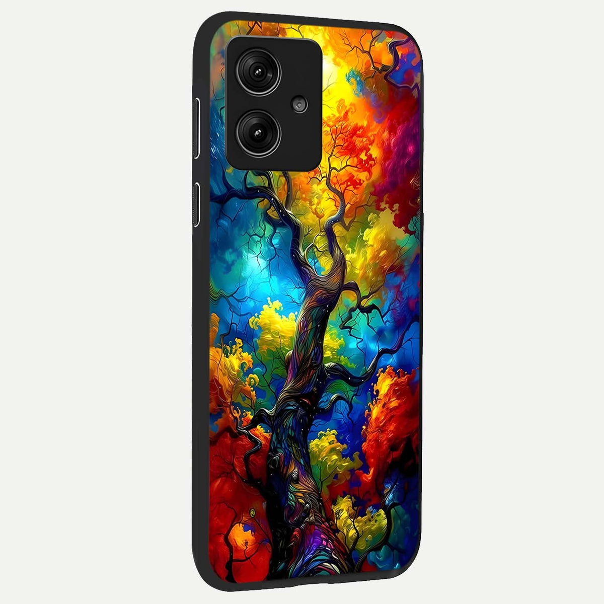  Colorful Soda Bottles back cover For Moto G54 slim fit glass case with vibrant aesthetic design