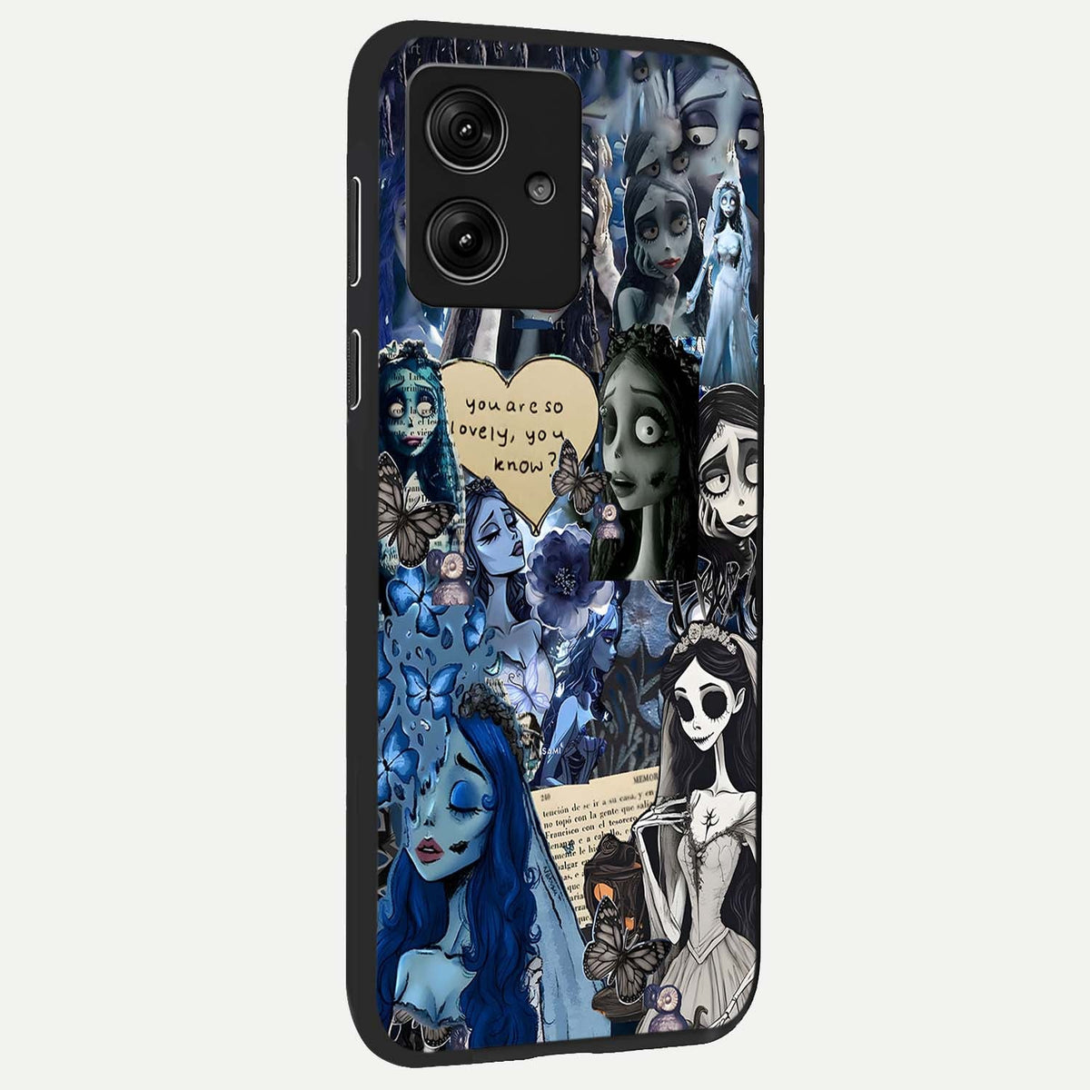  Corpse Bride Posters back cover For Moto G54 slim fit glass case with vibrant aesthetic design