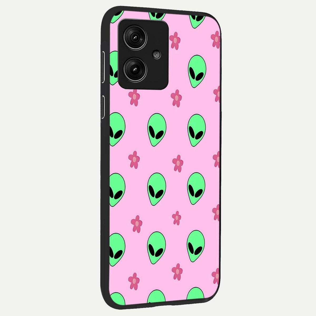  Cosmic Cute Crush back cover For Moto G54 slim fit glass case with vibrant aesthetic design