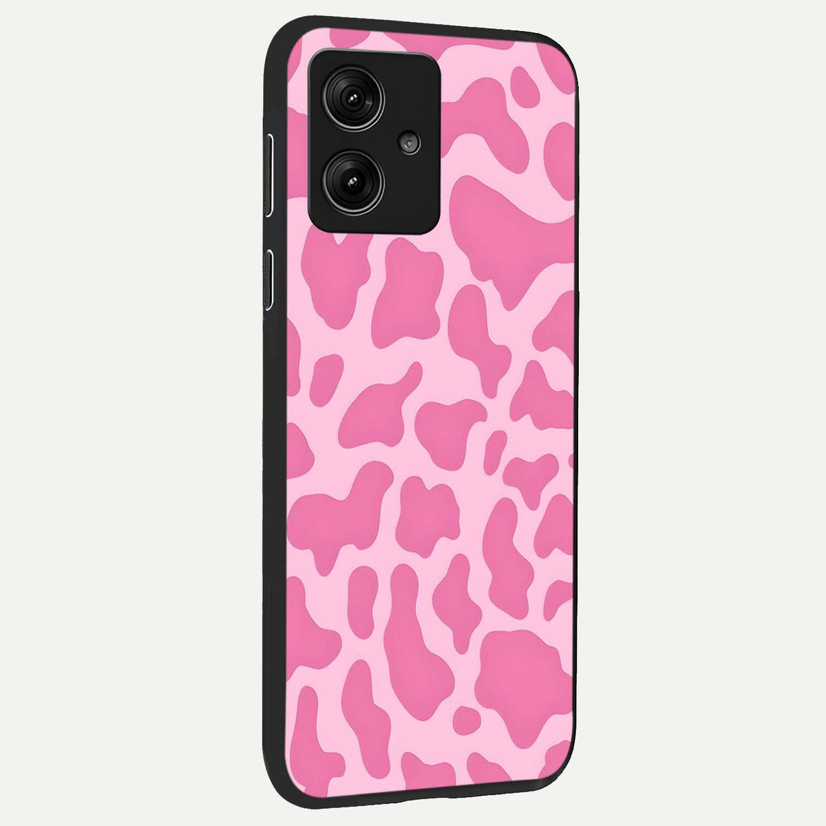  Pinkish Scenery back cover For Moto G54 slim fit glass case with vibrant aesthetic design