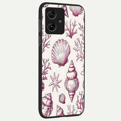  Pink Power Sparks back cover For Moto G54 slim fit glass case with vibrant aesthetic design