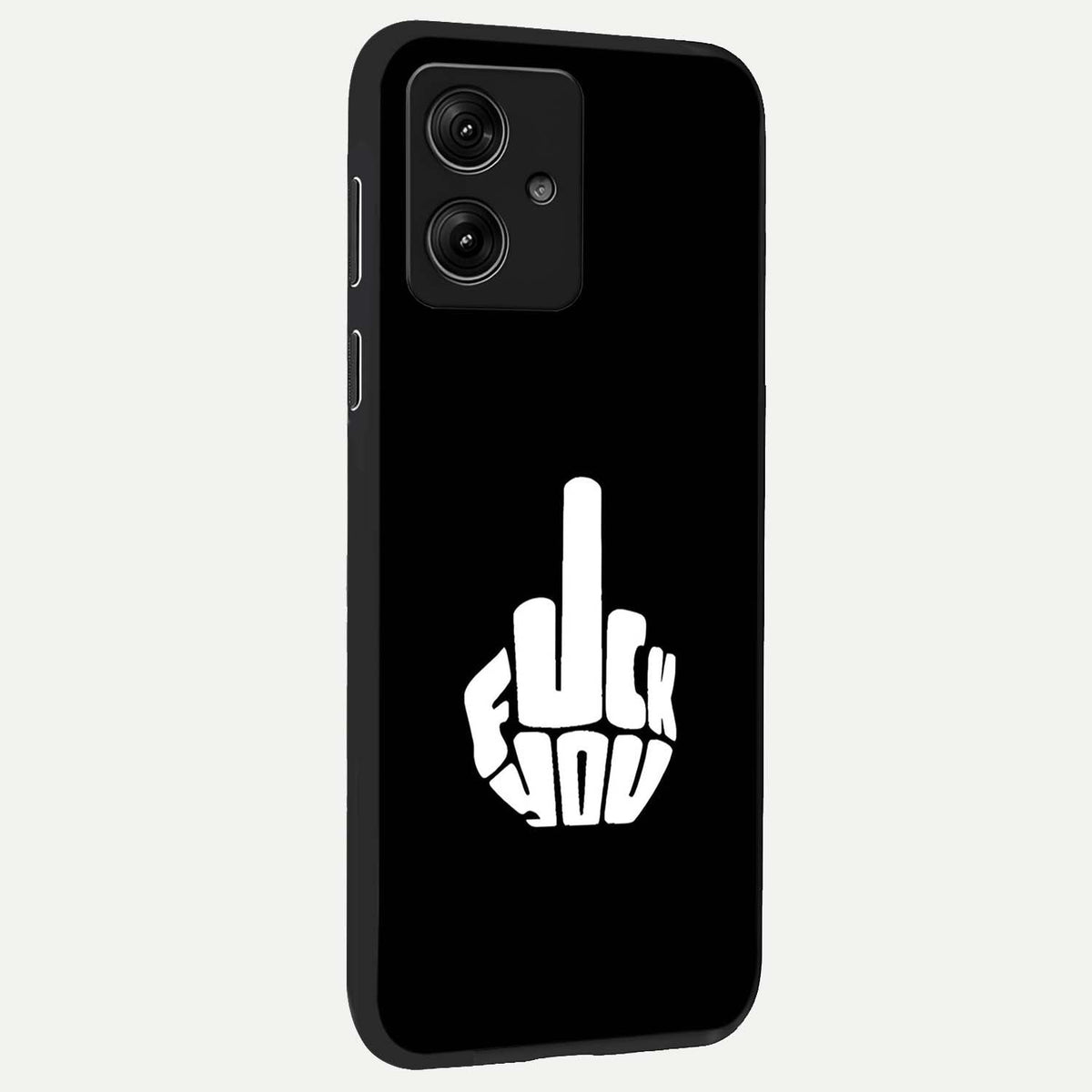  Rebel Mode On back cover For Moto G54 slim fit glass case with vibrant aesthetic design