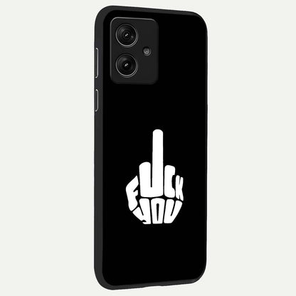  Rebel Mode On back cover For Moto G54 slim fit glass case with vibrant aesthetic design