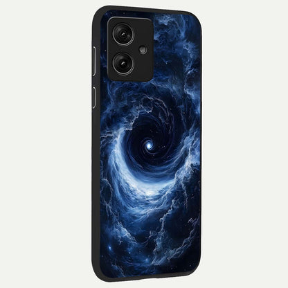 Stunning Galaxy back cover For Moto G54 slim fit glass case with vibrant aesthetic design