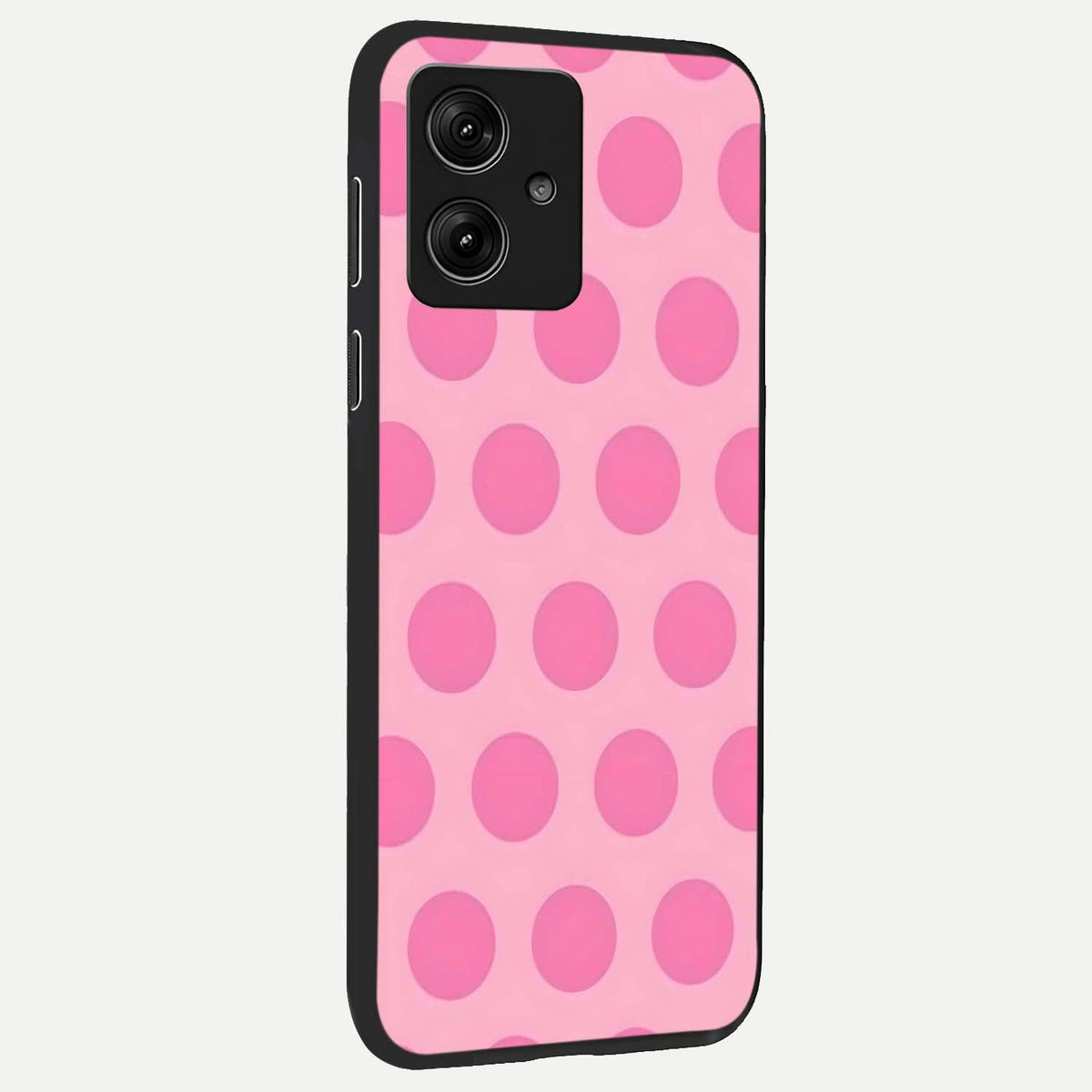  Sweet Dot Dreams back cover For Moto G54 slim fit glass case with vibrant aesthetic design