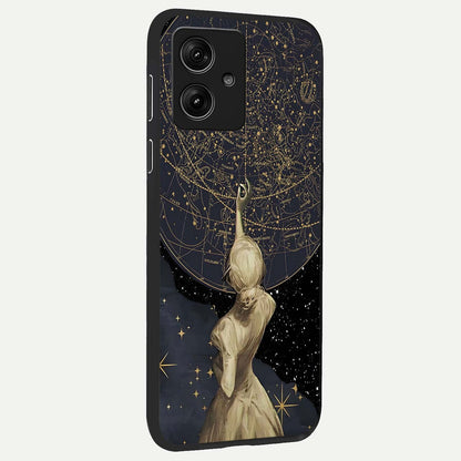  Taylor Swift Girl back cover For Moto G54 slim fit glass case with vibrant aesthetic design