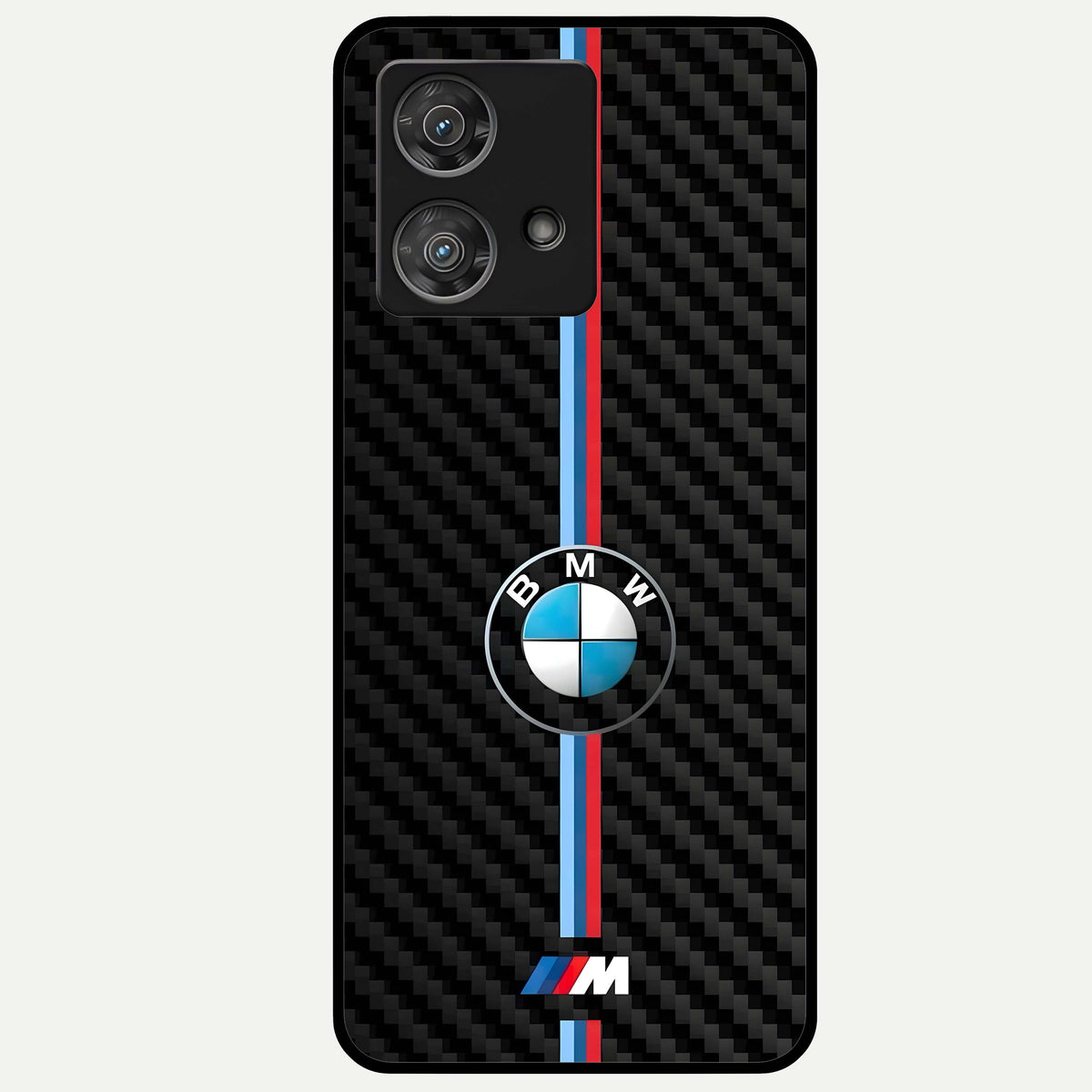  BMW Pattern Glass Case For Moto Edge 40 Neo back cover – full design glossy printed glass finish