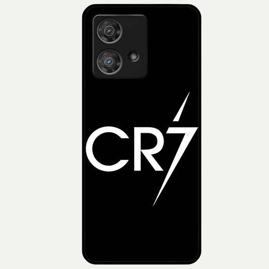  CR7 Elite Strike Glass Case For Moto Edge 40 Neo back cover – full design glossy printed glass finish