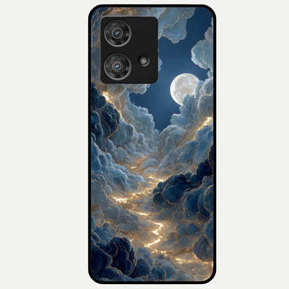  Celestial Cloud Road Glass Case For Moto Edge 40 Neo back cover – full design glossy printed glass finish