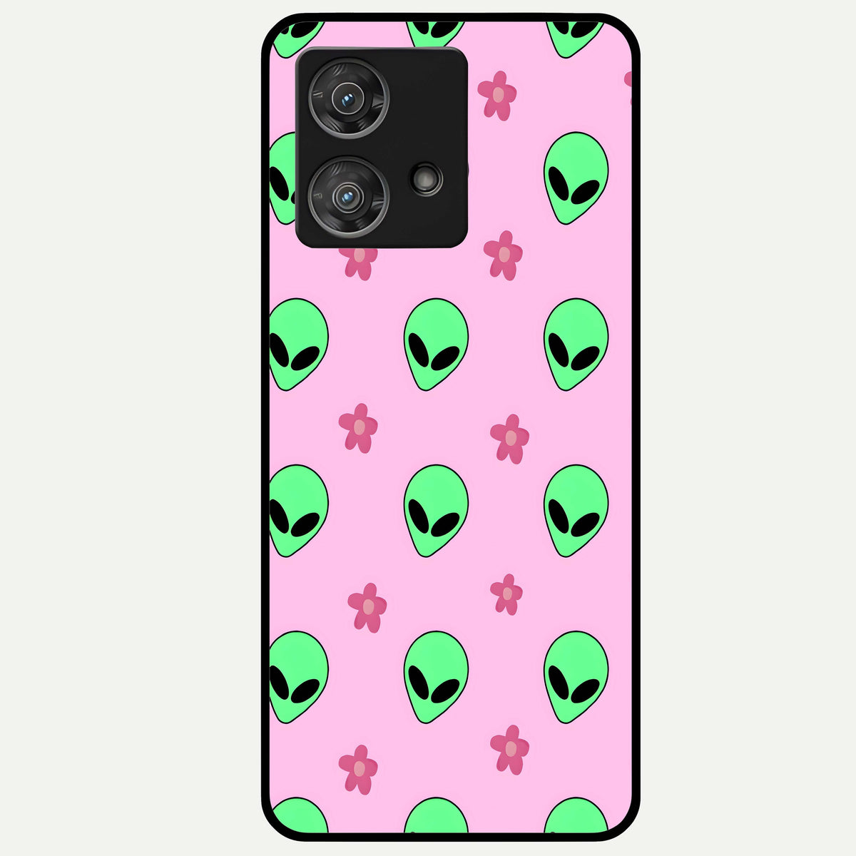  Cosmic Cute Crush Glass Case For Moto Edge 40 Neo back cover – full design glossy printed glass finish