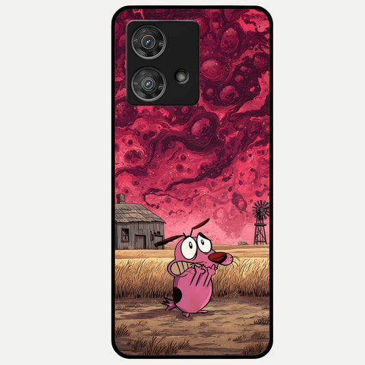  Courage Under Sky Glass Case For Moto Edge 40 Neo back cover – full design glossy printed glass finish