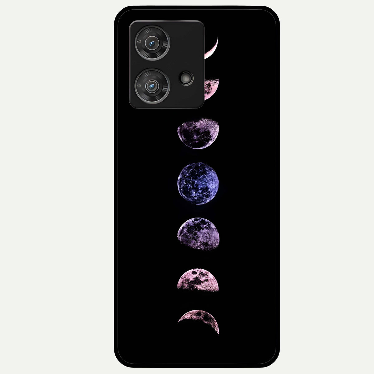  Crimson All Planets Glass Case For Moto Edge 40 Neo back cover – full design glossy printed glass finish