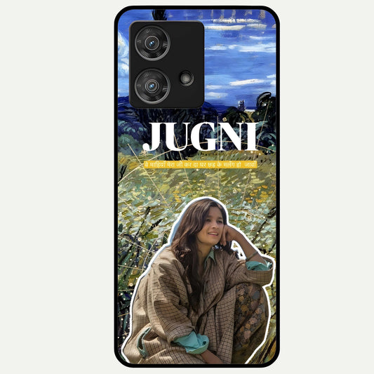  Jugni Soul Vibes Glass Case For Moto Edge 40 Neo back cover – full design glossy printed glass finish