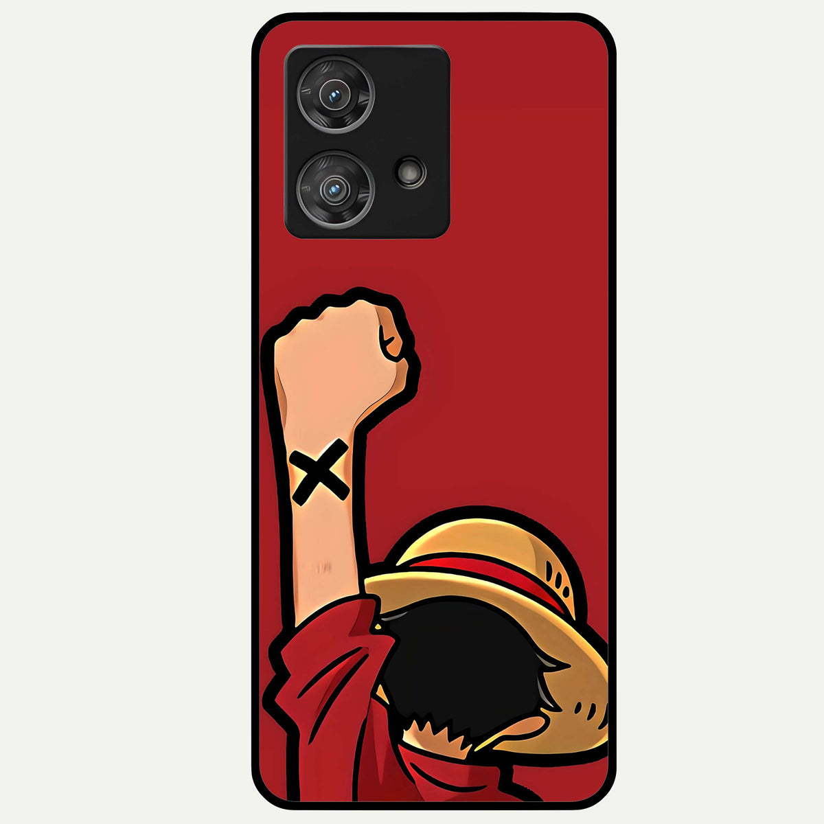  Luffy X Spirit Glass Case For Moto Edge 40 Neo back cover – full design glossy printed glass finish