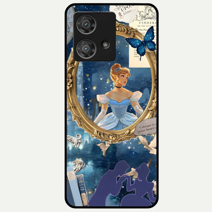  Midnight Queen Glass Case For Moto Edge 40 Neo back cover – full design glossy printed glass finish