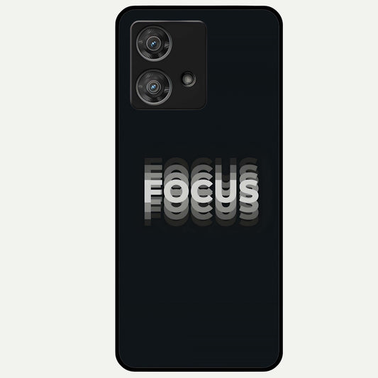  Mono Focus Vision Glass Case For Moto Edge 40 Neo back cover – full design glossy printed glass finish