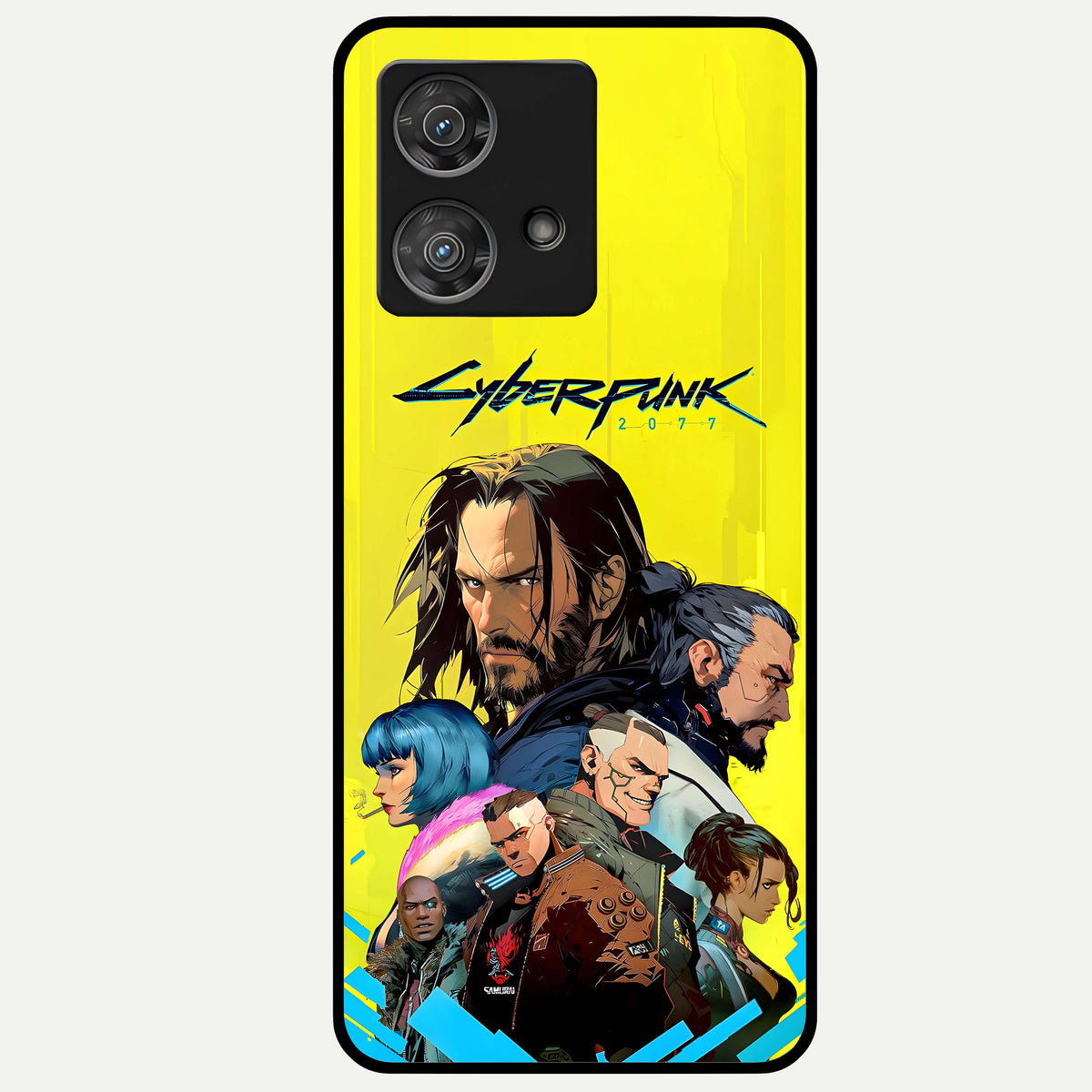 Neon Rebel Genesis Glass Case For Moto Edge 40 Neo back cover – full design glossy printed glass finish