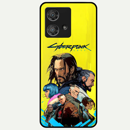  Neon Rebel Genesis Glass Case For Moto Edge 40 Neo back cover – full design glossy printed glass finish