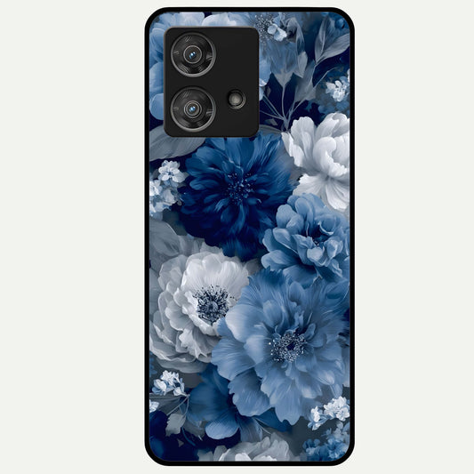  Royal Bloom Garden Glass Case For Moto Edge 40 Neo back cover – full design glossy printed glass finish