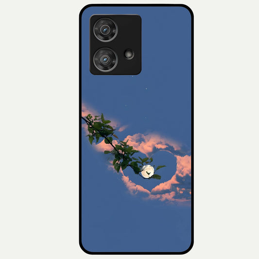  Sky Under Tree Glass Case For Moto Edge 40 Neo back cover – full design glossy printed glass finish